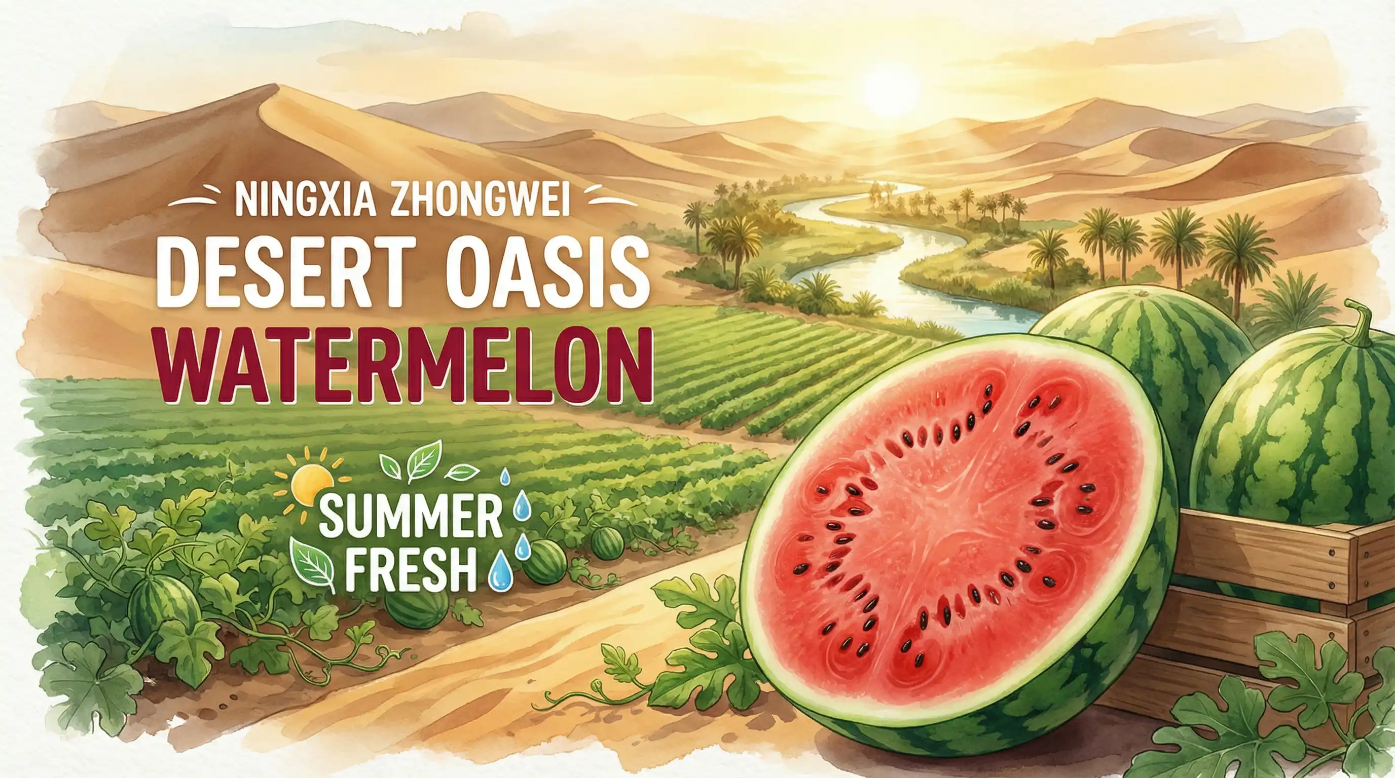 西瓜种植大棚内景 - 暗网吃瓜